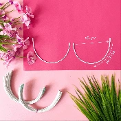 Каркасы (косточки) для бюстгальтера балконет, Arta-F ТИП 4- 75, 192 мм, артикул 598Ф img