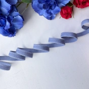 Отделочная резинка стрейч, 7 мм, синий деним артикул 3509ТР img
