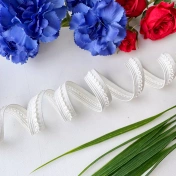 Бейка стрейч, резинка-поламка, 12 мм, молочный, артикул 3649ТР img