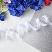 Отделочная резинка стрейч, 10 мм, белый артикул 3626ТР img