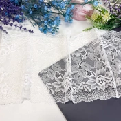 Кружево стрейч, молочное, шир. 17 см, арт. 1933К img