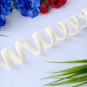 Отделочная резинка стрейч, 8 мм, сливочный 3558ТР img