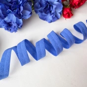 Бейка стрейч, резинка-поламка, 15 мм, синий, артикул 3663ТР img