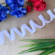 Становая резинка стрейч, 10 мм, белый 3594ТР img