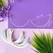 Каркасы (косточки) для бюстгальтера классические, Arta-F ТИП 2- 85, 216 мм, артикул 11Ф img