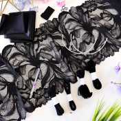 Готовый набор (бюстгальтер+трусики), Black 461ПБ img