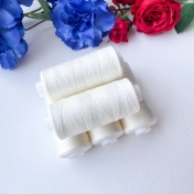 Нитки швейные , сливочный , №40/2, намотка 400 м, 876Н img