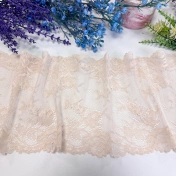 Кружево не стрейч, бежевое, шир. 17 см, арт. 1943К img