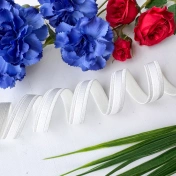 Бретелечная резинка, 12 мм, белый , артикул 3644ТР img