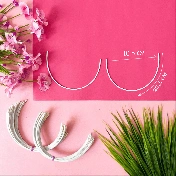 Каркасы (косточки) для бюстгальтера балконет, Arta-F ТИП 4- 80, 204 мм, артикул 599Ф img