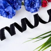 Бретелечная резинка, 8\12 мм, черный , артикул 3667ТР img