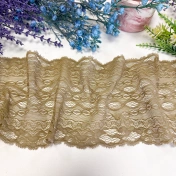 Кружево стрейч, хаки, шир. 15 см, арт. 1952К img