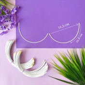 Каркасы (косточки) для бюстгальтера классические, Arta-F ТИП 2- 75, 198 мм, артикул 9Ф img