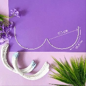 Каркасы (косточки) для бюстгальтера классические, Arta-F ТИП 2- 125, 288 мм, артикул 24Ф img