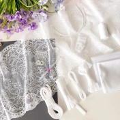 Готовый набор (бюстгальтер+трусики), White 463ПБ img