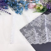 Кружево не стрейч, белое, шир. 18 см, арт. 1955К img