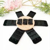 Застежка для бюстгальтера, шир. 30 мм, черный артикул 2БЗ img