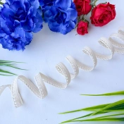 Отделочная резинка стрейч, 6 мм, бежевый 3599ТР img